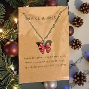Make A Wish Butterfly Necklace